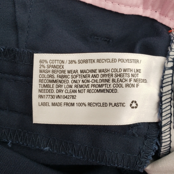 NWT Cat & Jack Girls School Uniform Pants Size 8 - Two Pack Fighter Pilot Blue - Picture 5 of 7